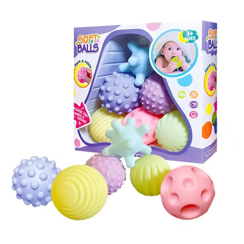 Soft Balls – Ballons sensoriels & massage pour bébé