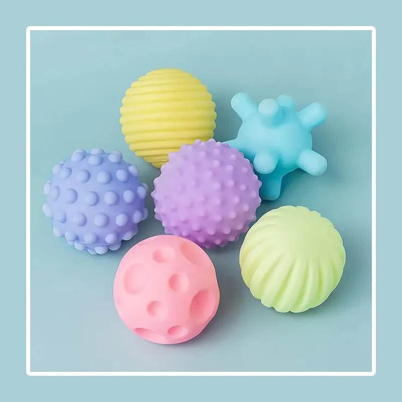 Soft Balls – Ballons sensoriels & massage pour bébé
